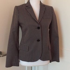 Marc Jacobs Gray Red White Stripped Blazer - 4